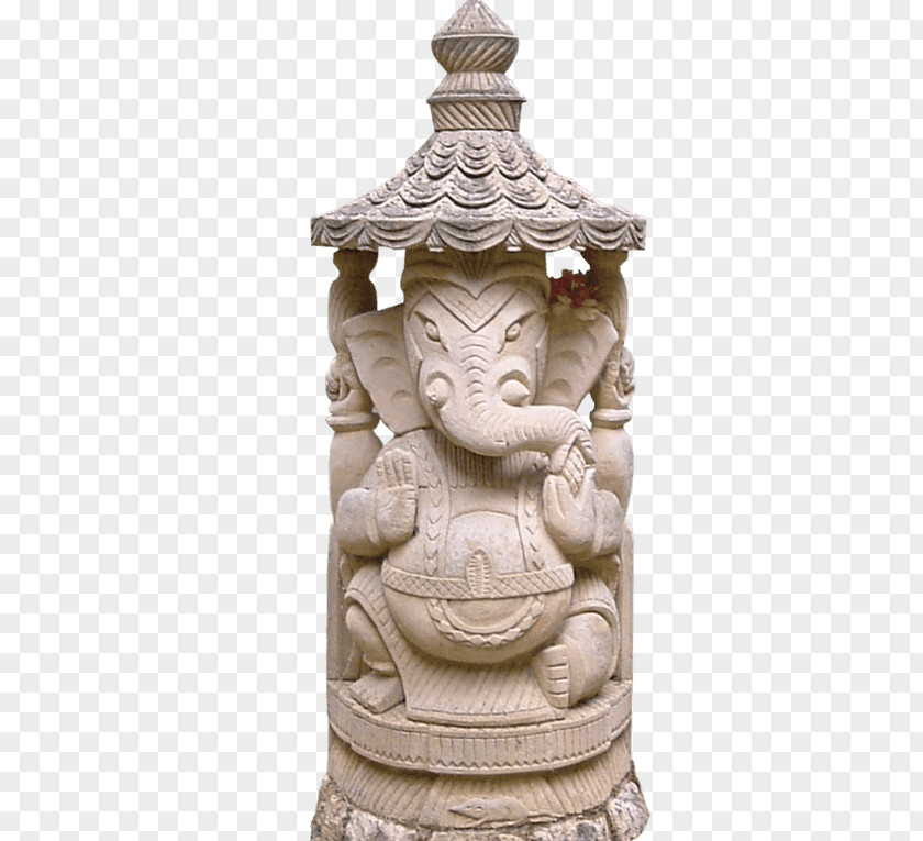 Ganesha Wrights Of Campden Stone Carving Sculpture Statue PNG