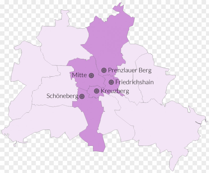 Map Berlin PNG