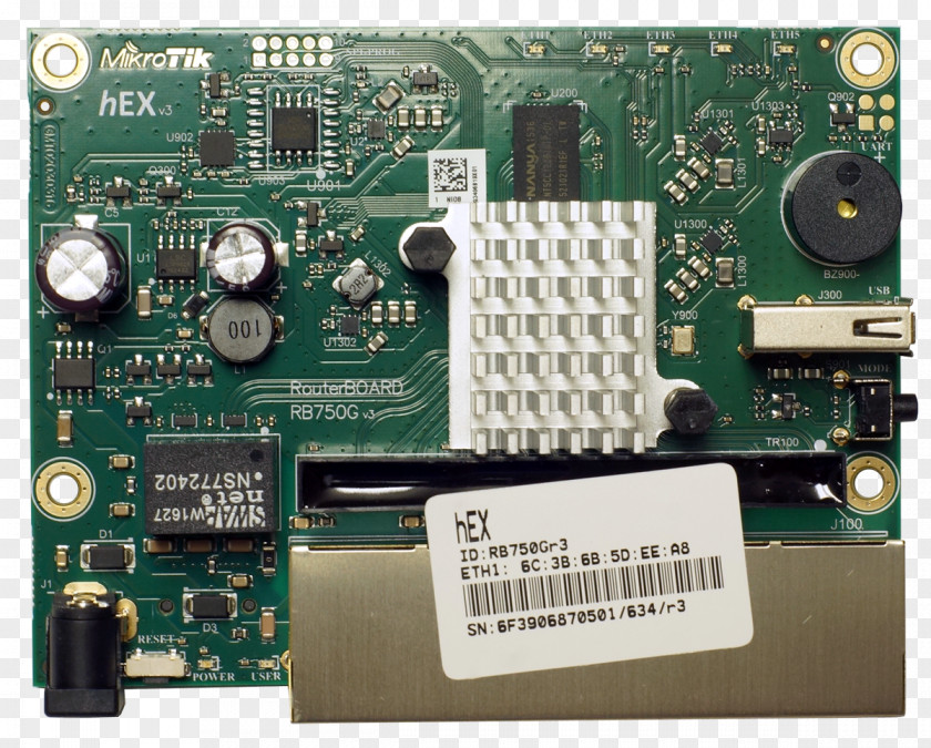 No Plastic MikroTik RouterBOARD HEX RB750Gr3 Lite RB750r2 PNG