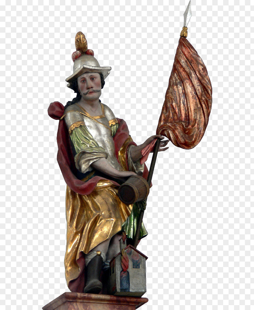 Saint Florian Bronze Sculpture Białystok PNG