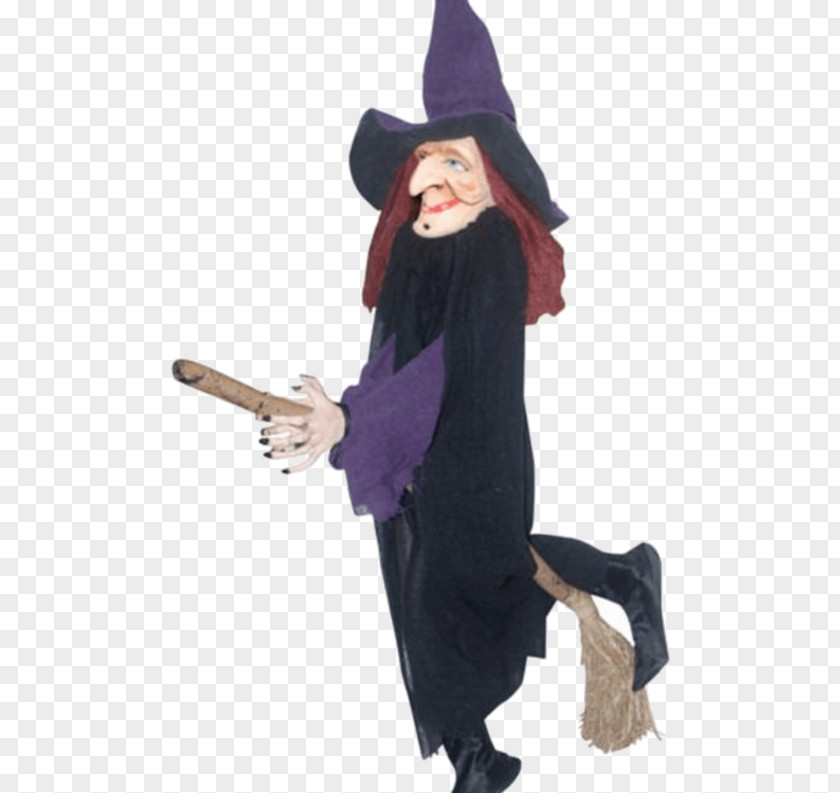 Costume Castle Flying Witch Hanging PNG