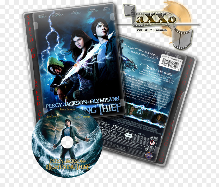 Percy Jackson The Olympians Lightning Thief & Action Toy Figures Technology DVD PNG