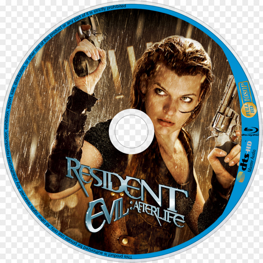 Resident Evil Afterlife Evil: Milla Jovovich Blu-ray Disc Film PNG