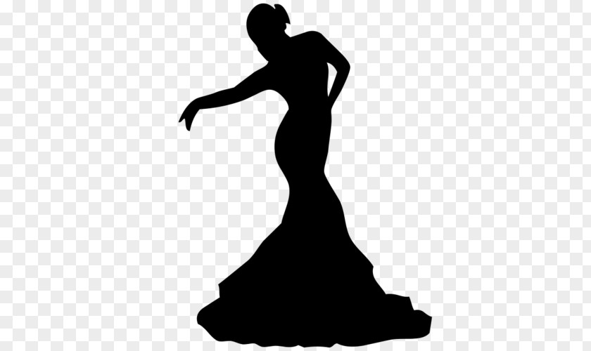 Silhouette Ballet Dancer Drawing PNG