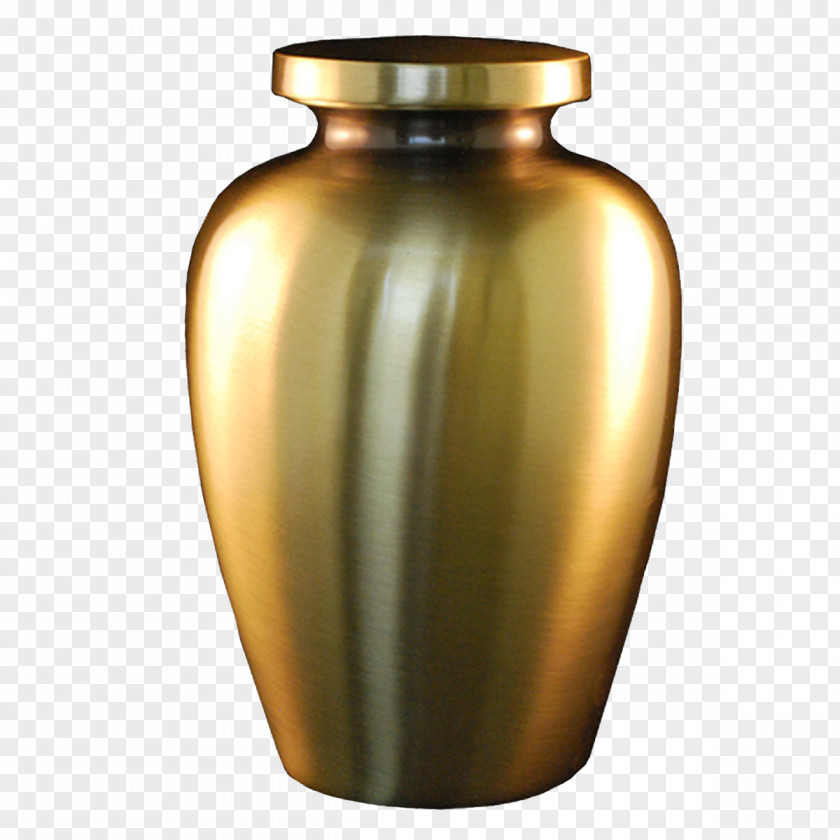Vase Bestattungsurne Pewter Brass PNG