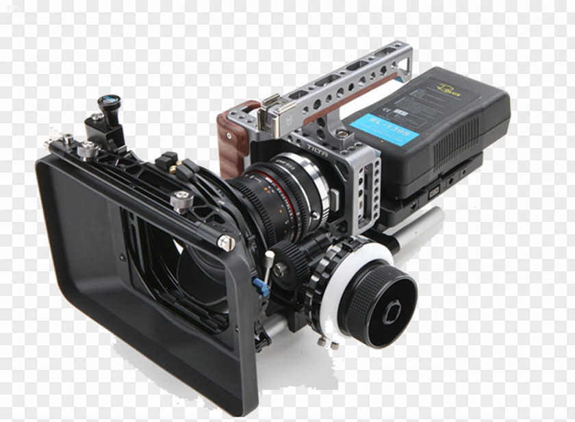 Camera Mirrorless Interchangeable-lens Blackmagic Pocket Cinema Matte Box PNG