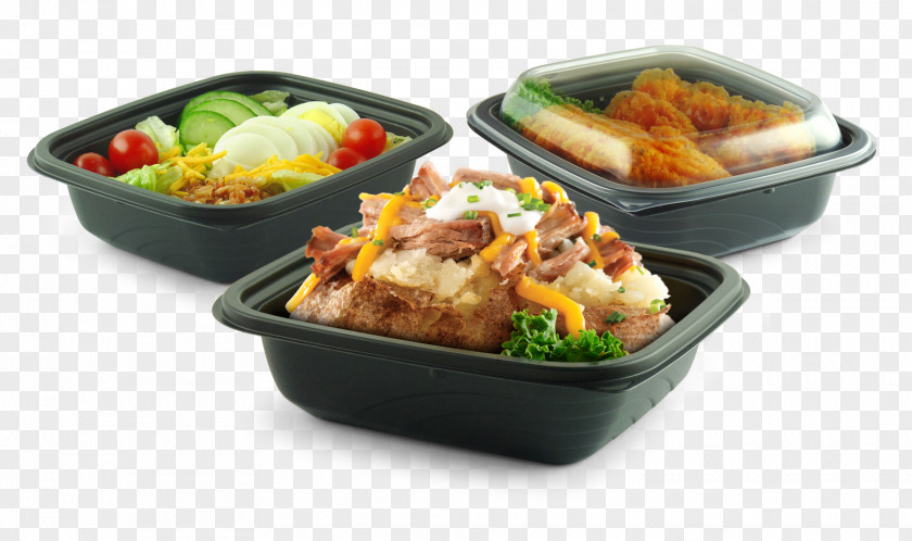 Container Bento Packaging And Labeling Frozen Food PNG