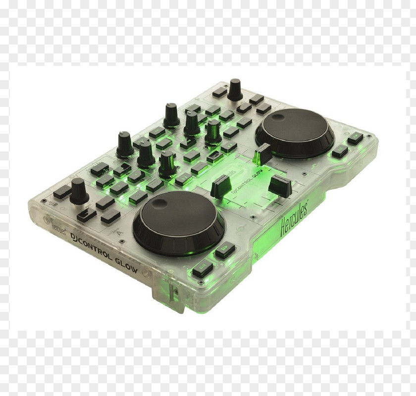 Dj Console DJ Controller Audio Mixers Disc Jockey Hercules DJControl Glow MIDI Controllers PNG