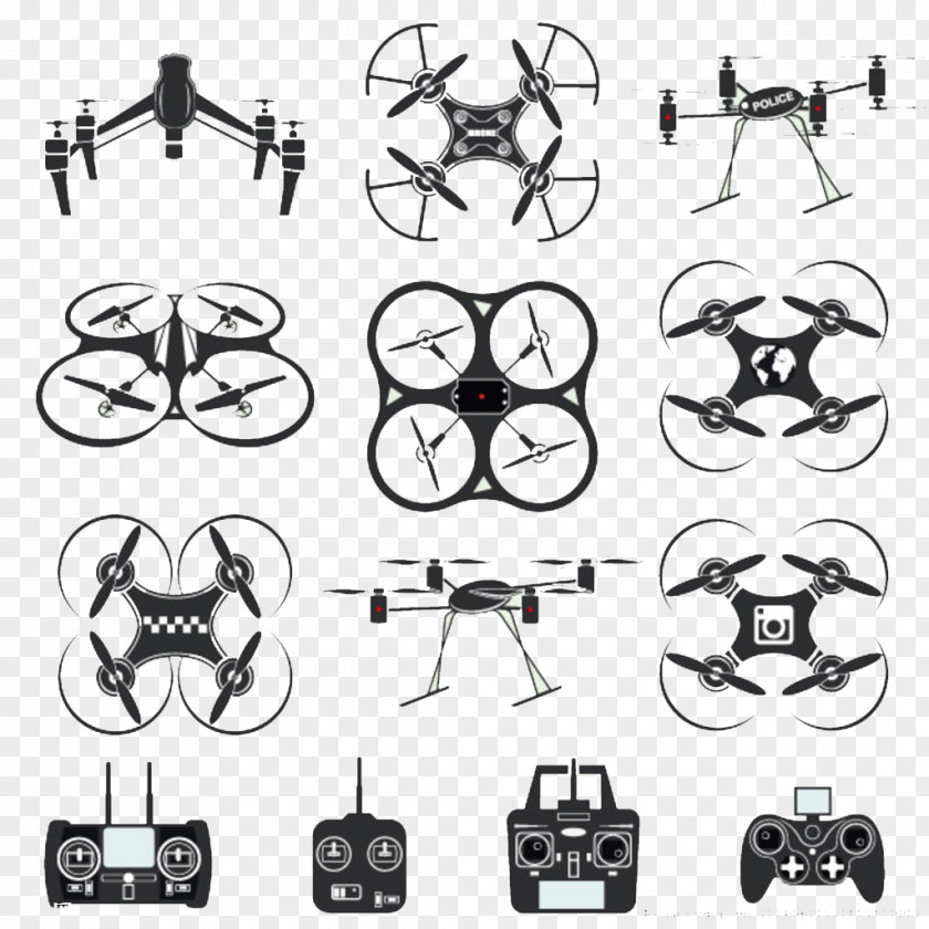 Fly Mode Unmanned Aerial Vehicle Airplane Icon Design PNG