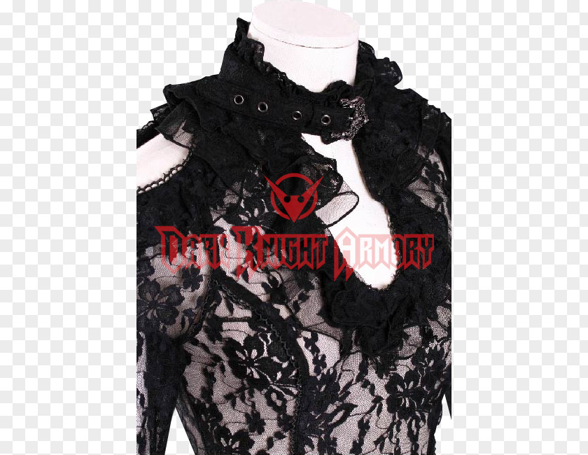 Gothic Flower Outerwear Neck PNG