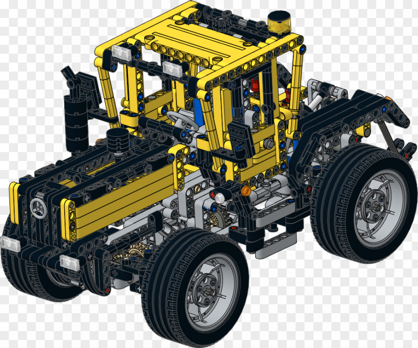 Mercedes Benz Lego Technic Toy Bauanleitung Tractor PNG