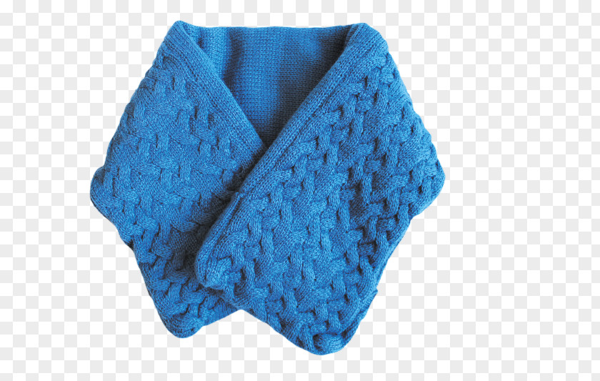 Millet Grain. Scarf Wool Turquoise PNG
