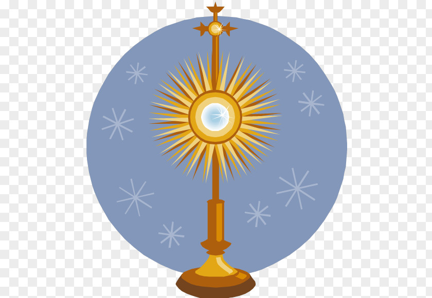 Adoration Cliparts Monstrance Eucharistic Blessed Sacrament Clip Art PNG
