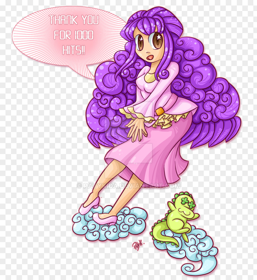 Fairy Clip Art Illustration Pink M Flower PNG