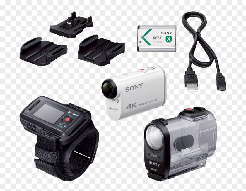 Sony Action Cam FDR-X1000V HDR-AS200V Video Cameras Camera PNG