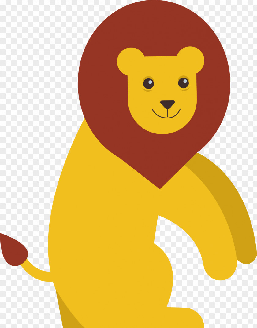 Cute Lion Vector Circus Acrobatics PNG