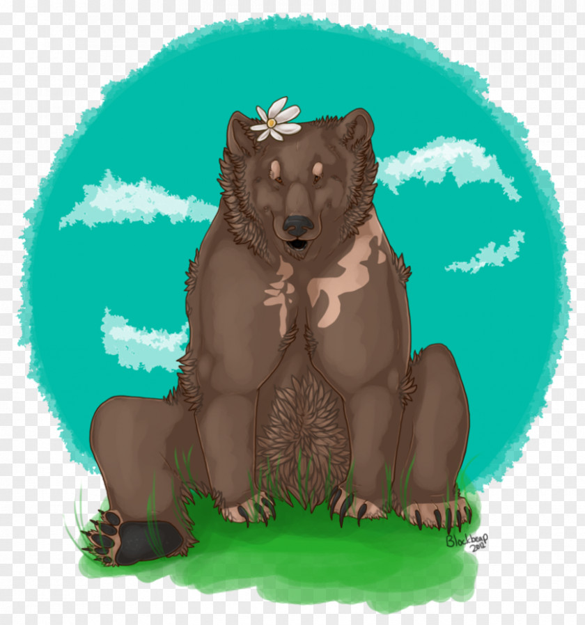 Bear Grizzly Brown Cartoon PNG