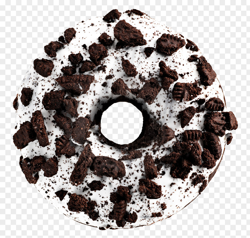 Chocolate Donuts White Stuffing Muffin PNG