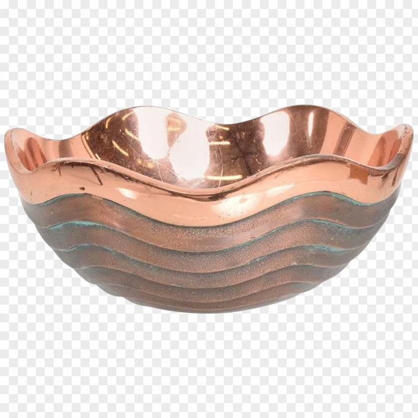 Copper Bowl Verdigris Patina PNG