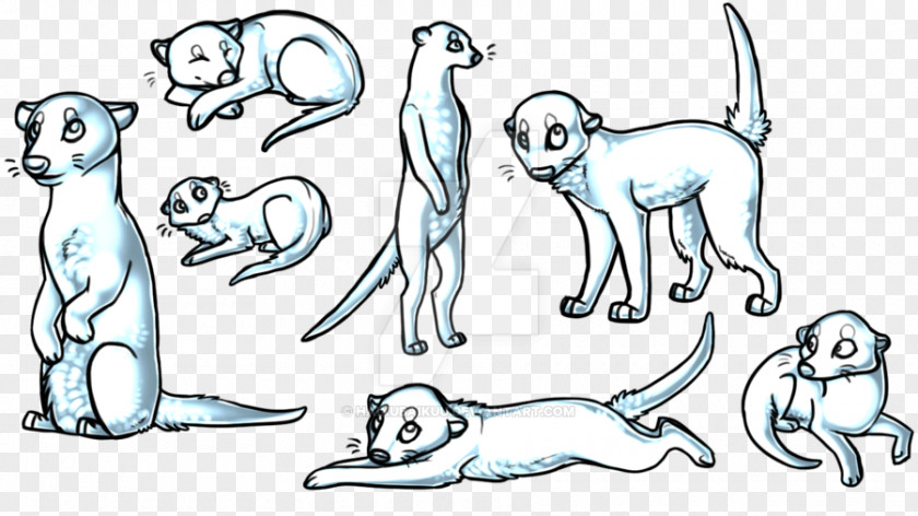 Cute Animals Eating Tacos Dog Sketch Meerkat Line Art Clip PNG