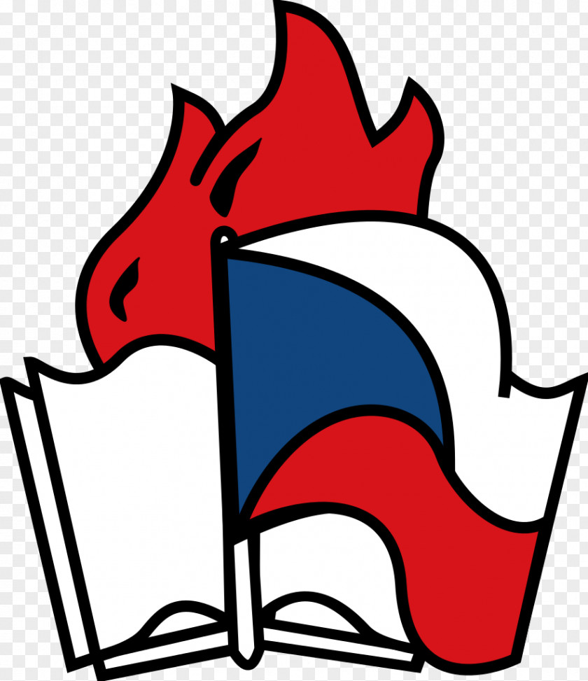 Flag Badge Pioneer Organization Of The Socialist Youth Union Czechoslovak Republic Normalization Socialism Pionýr PNG