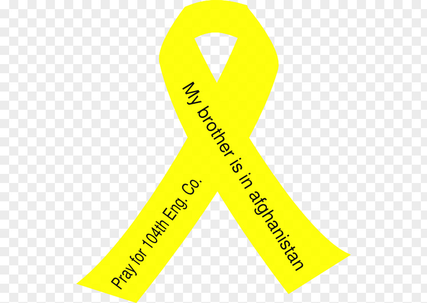 GOLDEN RİBBON Yellow Ribbon Awareness Clip Art PNG
