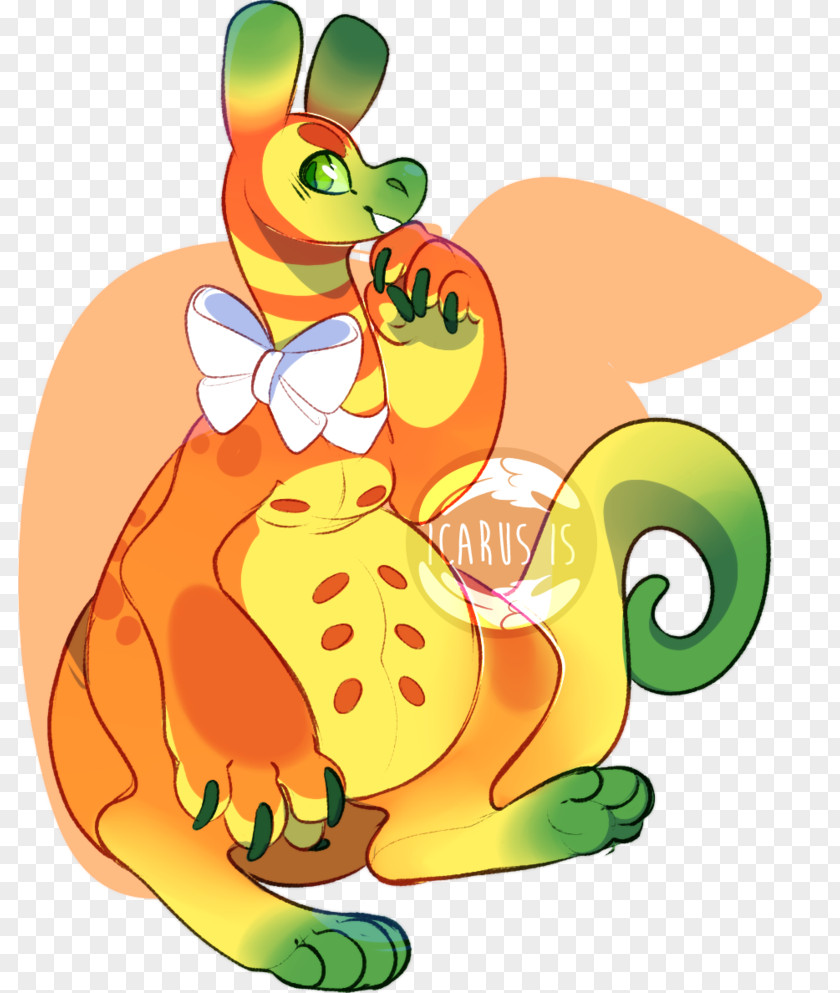 Juicy Reptile Carnivora Character Clip Art PNG