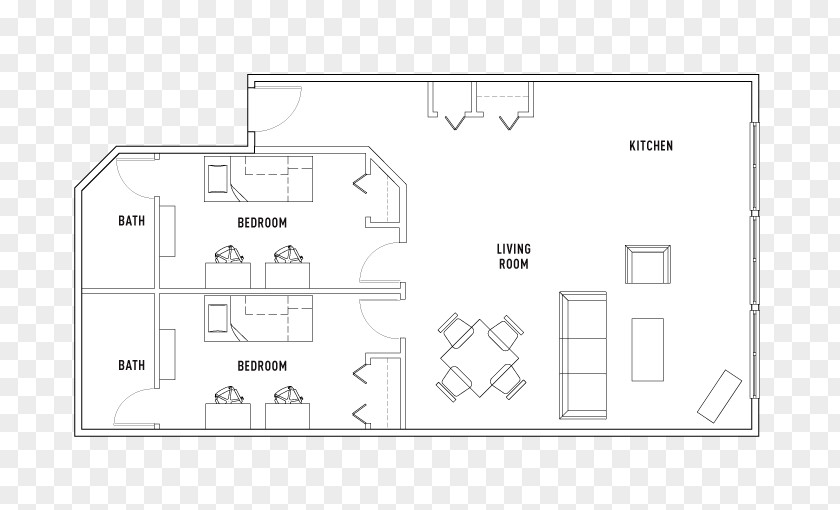 Apartment The Lofts At Capital Garage Floor Plan House PNG
