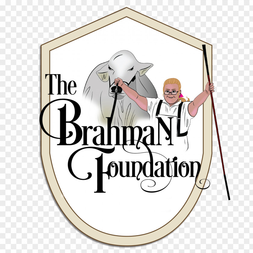 Brahman Mammal Logo Human Behavior Brand Font PNG