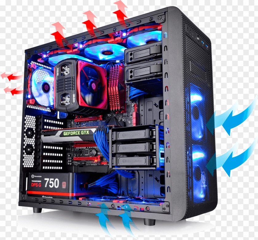 Computer Cases & Housings Power Supply Unit ATX Gaming Thermaltake PNG