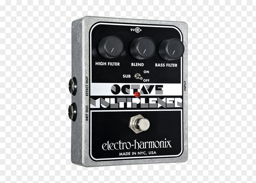 Electric Guitar Effects Processors & Pedals Electro-Harmonix Octave Multiplexer Effect PNG