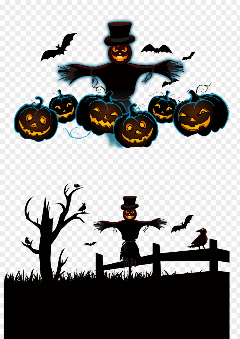Ghost Halloween Scarecrow Handicraft Jack-o-lantern PNG
