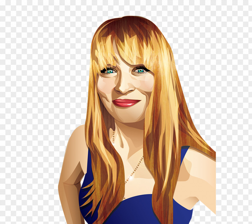 Hair Blond Coloring Bangs Long PNG