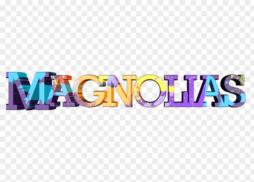 Magnolias Logo Brand Purple PhotoScape Font PNG