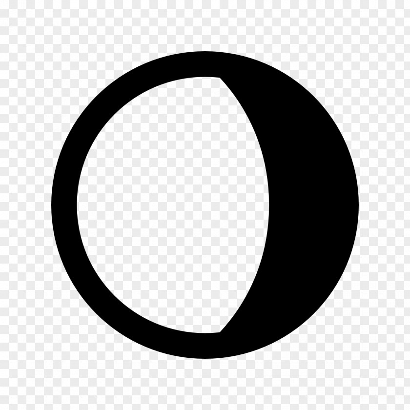 Moon Lunar Phase Full Symbol New PNG