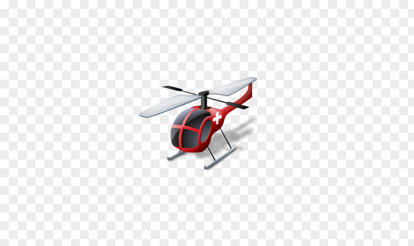 Red Medical Helicopter Medicine Air Services Icon PNG