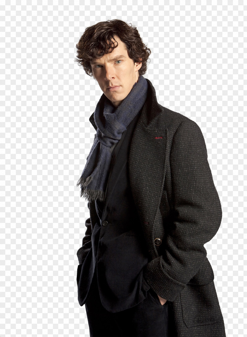 Benedict Cumberbatch Sherlock Holmes Doctor Watson Coat PNG