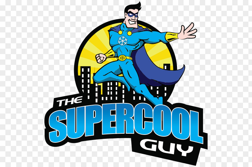 Super Cool Logo Air Conditioning Brand The Guy Graphic Design PNG