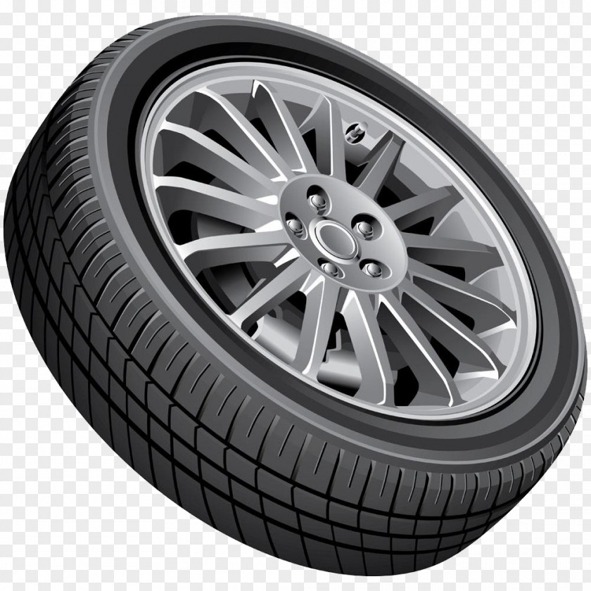 Black Car Tires Wheel Clip Art PNG