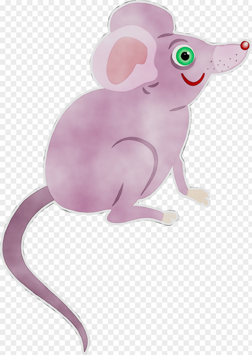 Computer Mouse Pink M Snout Action & Toy Figures Animal PNG
