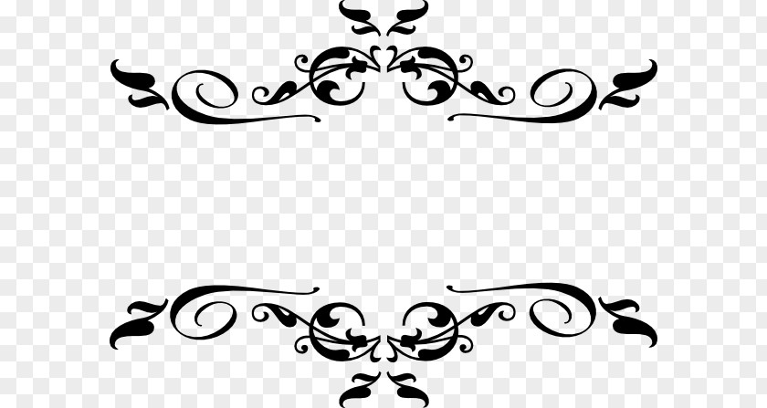 Damask Filigree Clip Art PNG