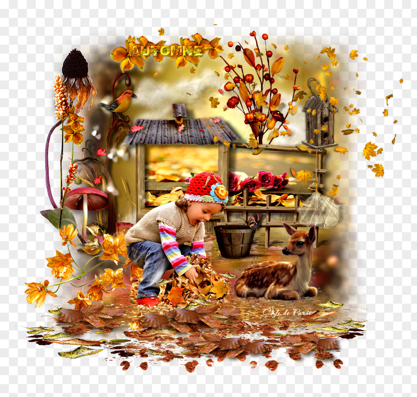 Happy Autumn 3d Illustration Orange S.A. PNG