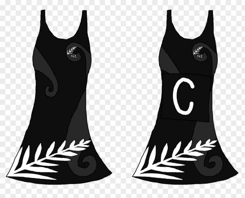 Search Teams New Zealand National Netball Team Uniform Silver Fern Drawing PNG