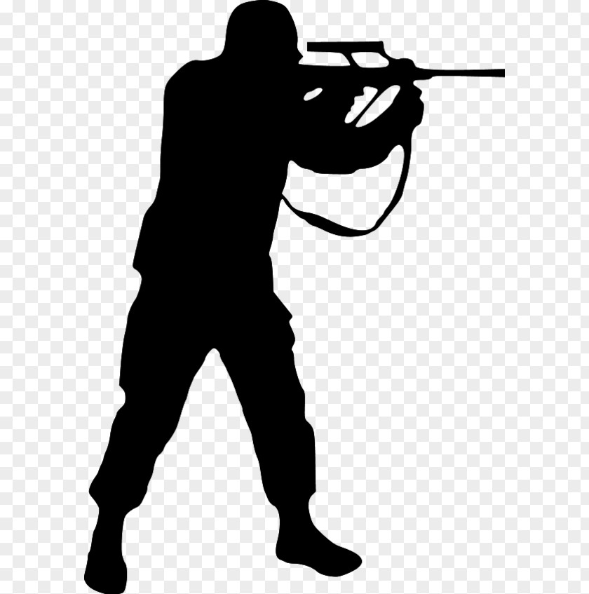 Soldier Shooting Gun Clip Art PNG