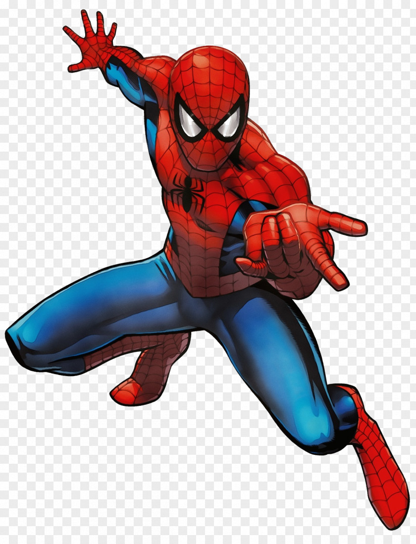 Spider-Man Animated Cartoon Illustration Drawing PNG