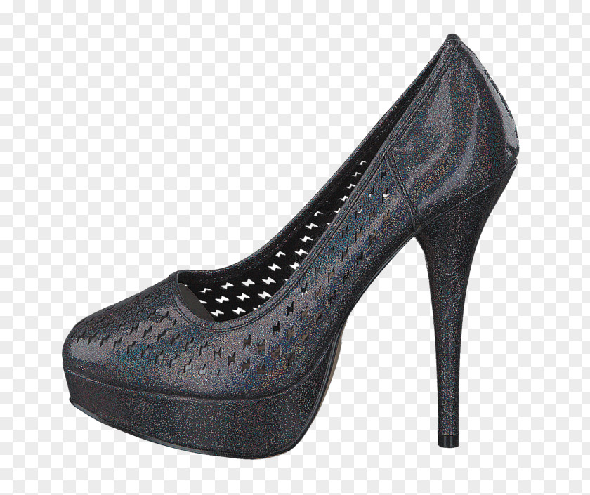Woman Electric Potential Difference High-heeled Shoe Black PNG