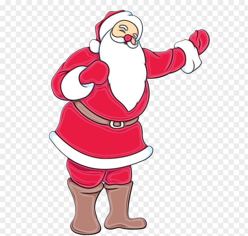 Art Christmas Santa Claus Cartoon PNG