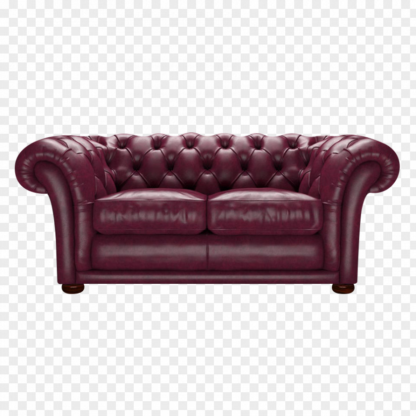 Chair Loveseat Couch Furniture Wing Chesterfield PNG