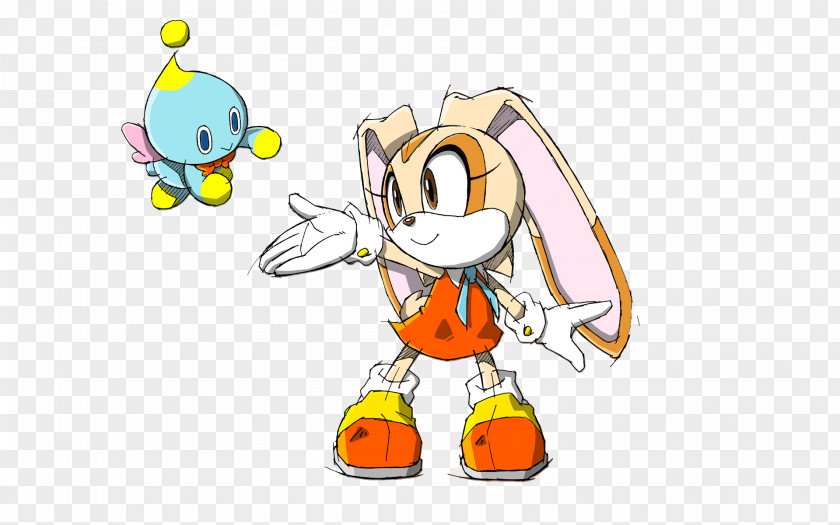 Chao Cheese Cream The Rabbit Sonic Hedgehog Amy Rose Tails PNG