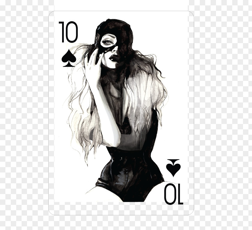 Fashion Card Playing Ace Of Spades Drawing PNG